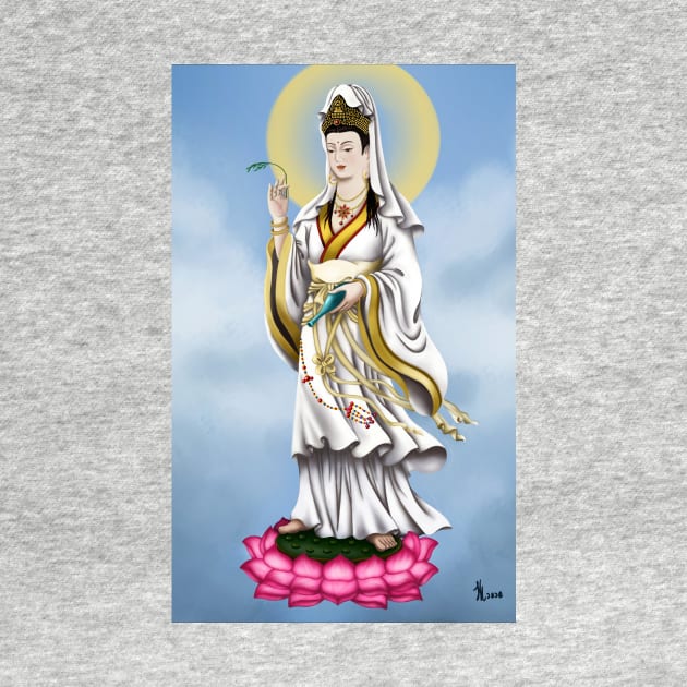 Avalokitesvara Bodhisattva， guanyinpusa by cloudart2868